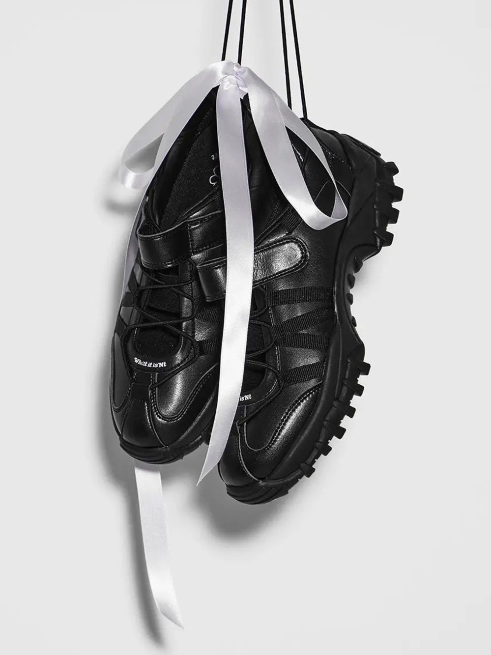 Women's Black Mary Jane Sneakers